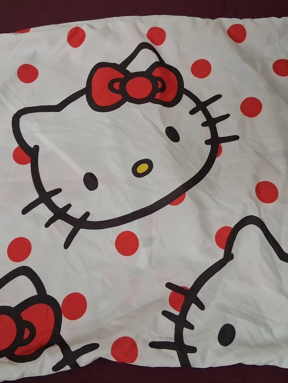 Hello Kitty Pink Poke A Dot Standard Size Pillow Sham